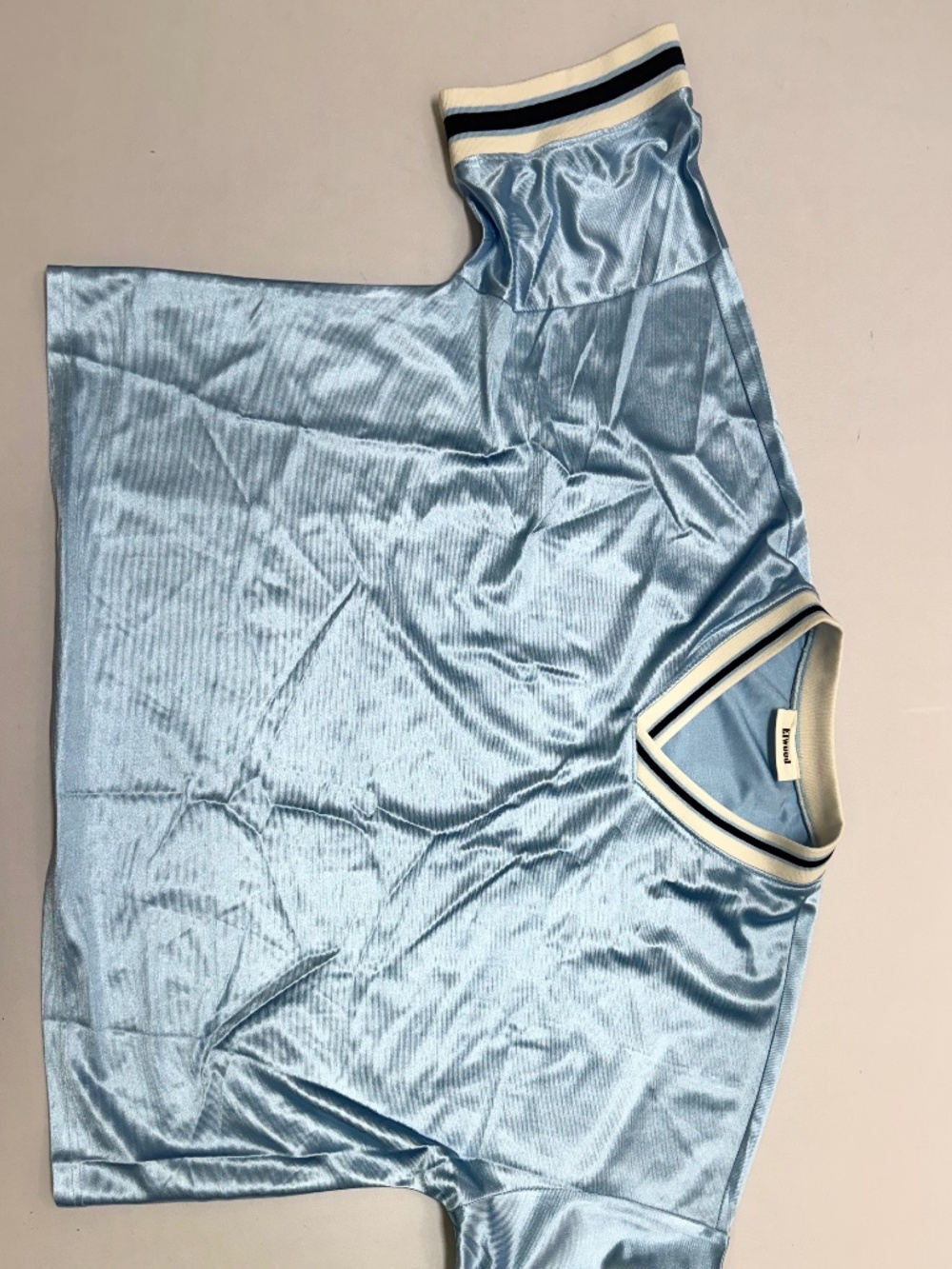 Elwood Satin Bowling Shirt — Size L